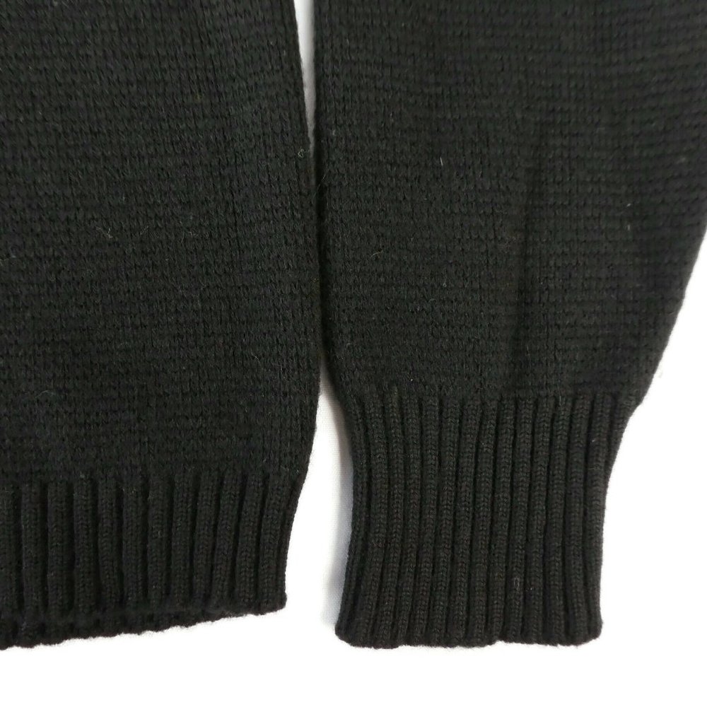 SOLD Vintage 60s Playboy Sweater All Wool Black S - Picture 8 of 11
